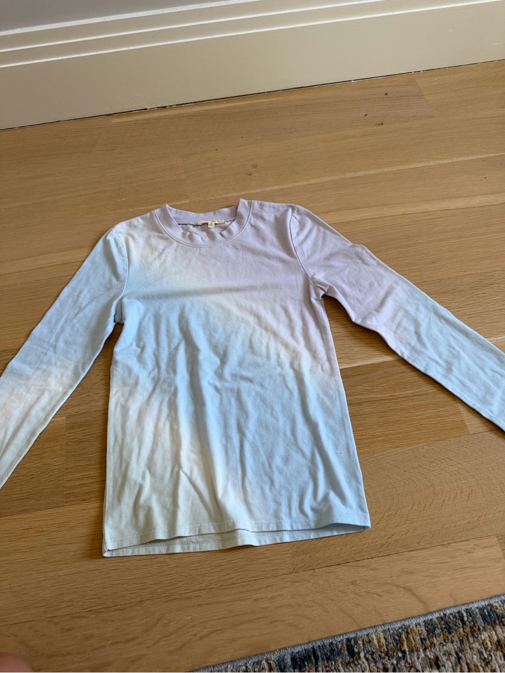 Splendid White Long-Sleeve Crewneck Top for Kids